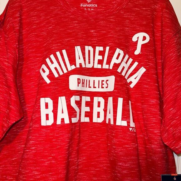 Fanatics Philadelphia Phillies MLB Baseball Graphic Tee Unisex Size XL NWT - Picture 2 of 8